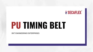 Advantages of Using PU Timing Belt