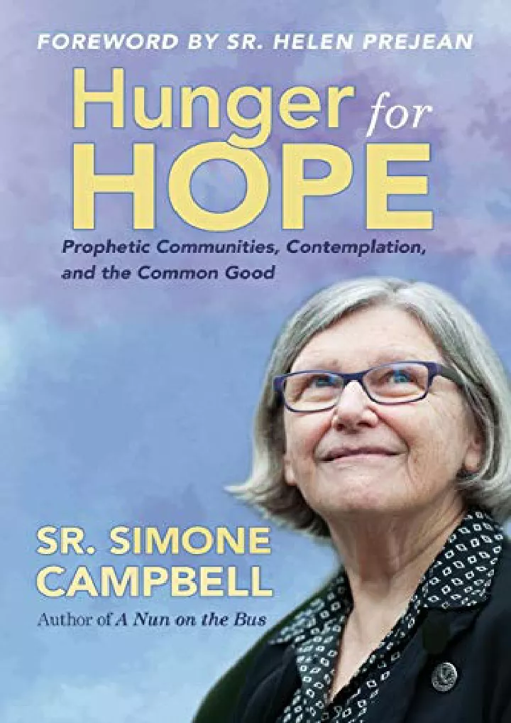 hunger for hope prophetic communities