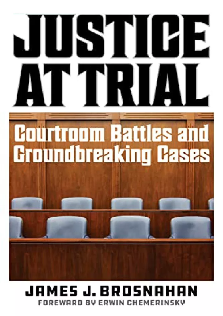justice at trial courtroom battles