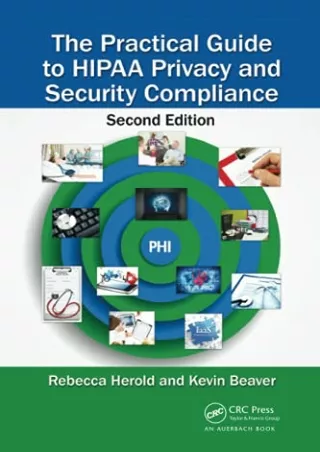 [PDF] READ Free The Practical Guide to HIPAA Privacy and Security Complianc