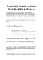 Sustainable Packaging_ A Step Towards making a difference | OG Hemp - slide 1
