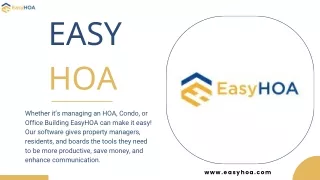 Village Management Software - EasyHOA