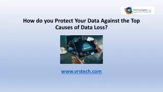 how do you protect your data against the top causes of data loss