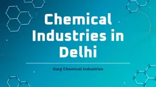 Chemical Industries in Delhi