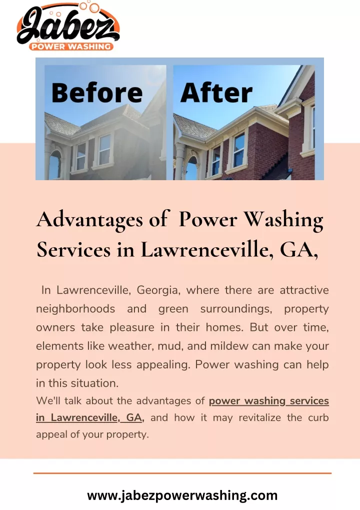 advantages of power washing services