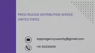 press release distribution service united states