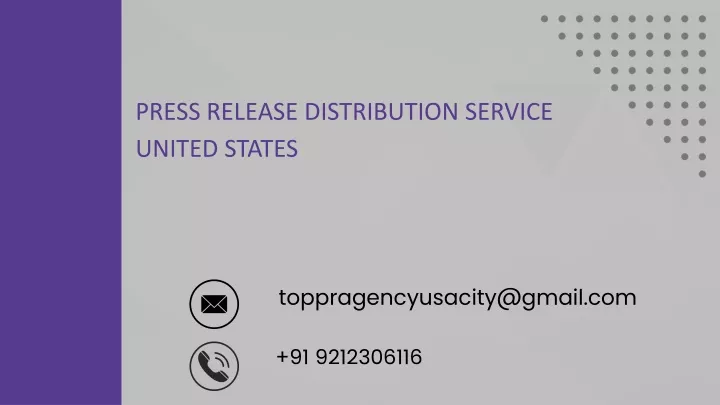 press release distribution service united states