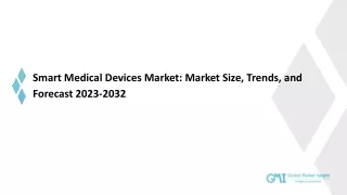 smart medical devices market market size trends