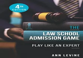 [PDF] The Law School Admission Game: Play Like an Expert, 4th Ed. Kindle