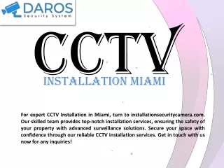 CCTV Installation Miami