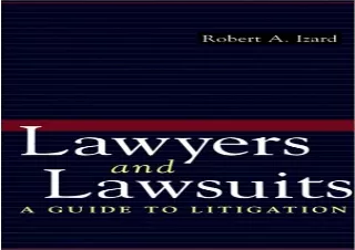 [PDF] Lawyers and Lawsuits: A Guide to Litigation Android