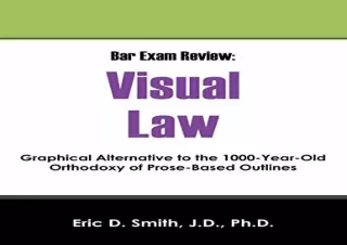 Download Bar Exam Review: Visual Law - Graphical Alternative to the 1000-Year-Ol