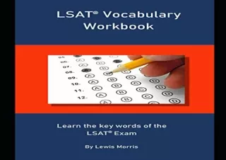 PDF LSAT Vocabulary Workbook: Learn the key words of the LSAT Exam Kindle