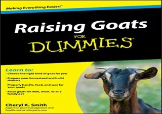 [PDF] Raising Goats Fd. Free