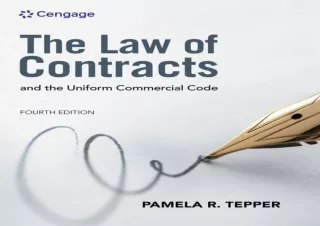 (PDF) The Law of Contracts and the Uniform Commercial Code (MindTap Course List)