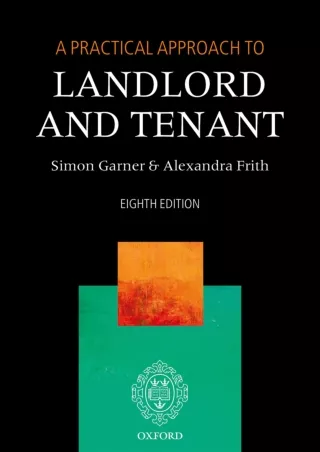 Download [PDF] A Practical Approach to Landlord and Tenant
