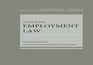 [PDF] Learning Employment Law (Learning Series) Android