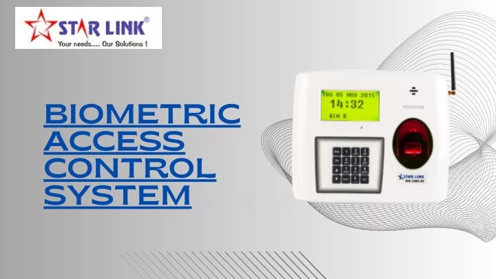 biometric access control system