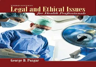 [PDF] Legal and Ethical Issues for Health Professionals Ipad