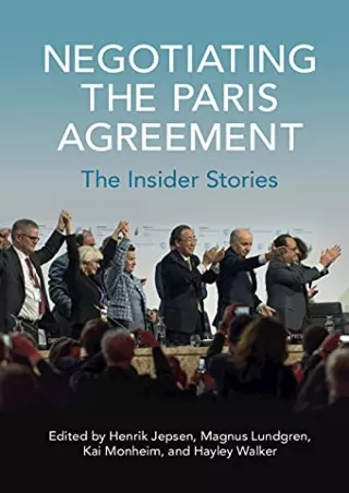 Epub Negotiating the Paris Agreement: The Insider Stories