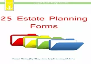 [PDF] 25 Estate Planning Forms: Legal Self-Help Guide Ipad