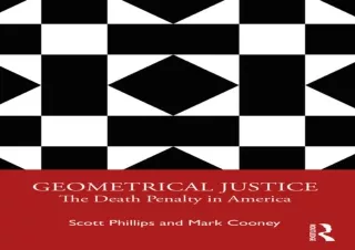 PDF Geometrical Justice: The Death Penalty in America Ipad