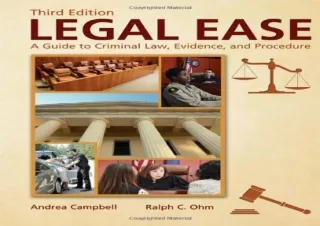 Download Legal Ease: A Guide to Criminal Law, Evidence, and Procedure Ipad