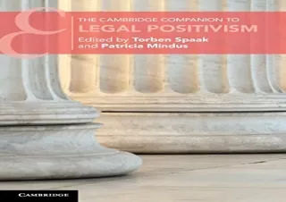(PDF) The Cambridge Companion to Legal Positivism (Cambridge Companions to Law)
