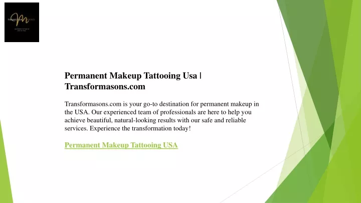 permanent makeup tattooing usa transformasons