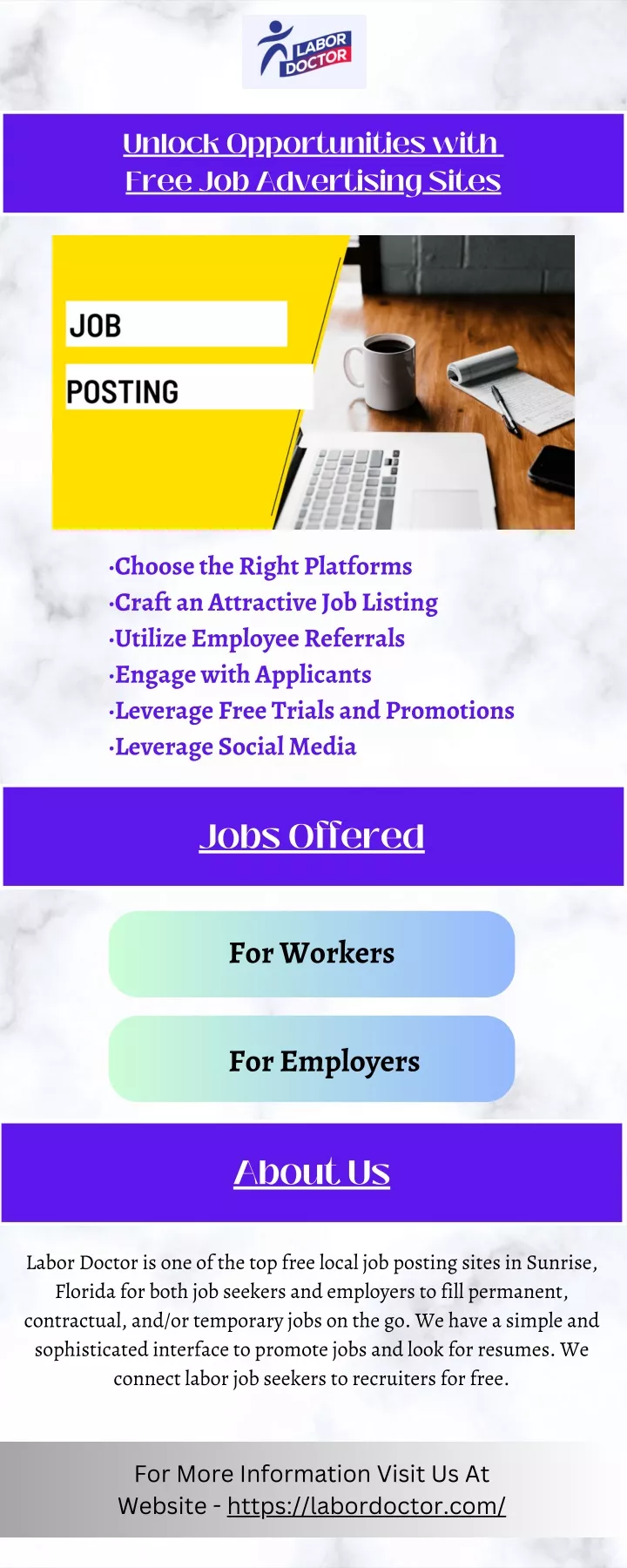 unlock opportunities with free job advertising