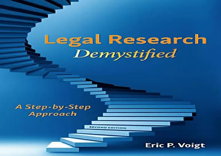 PPT - Download Legal Research Demystified: A Step-by-Step Approach Ipad ...