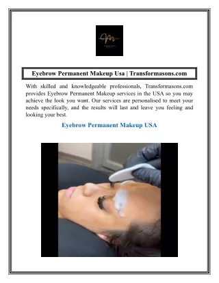 eyebrow permanent makeup usa transformasons com