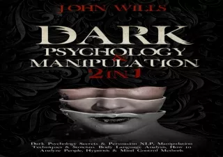 (PDF) DARK PSYCHOLOGY and MANIPULATION : 2 in 1: Find Out Which Manipulator Is i
