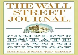 Download The Wall Street Journal Complete Estate-Planning Guidebook (Wall Street