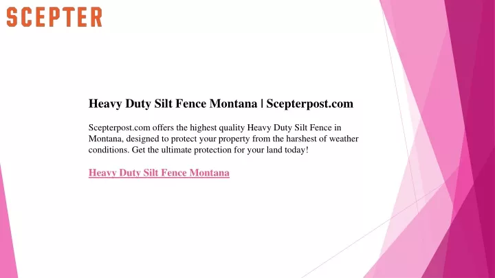 heavy duty silt fence montana scepterpost