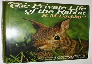 [PDF] DOWNLOAD The Private Life of the Rabbit: An Account of the Life History an