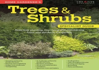 PDF/READ Trees & Shrubs: Specialist Guide: Selecting, planting, improving and