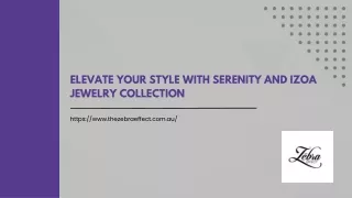 Elevate Your Style with Serenity and Izoa Jewelry Collection  The Zebra Effect