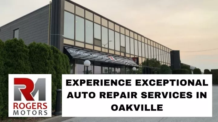 experience exceptional auto repair services