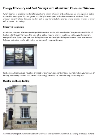Experience the Ease and Efficiency of UPVC Sash Windows