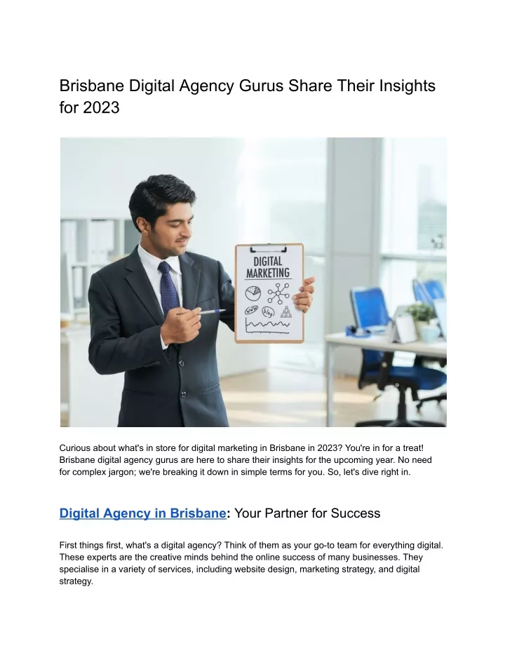 brisbane digital agency gurus share their