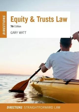 [READ DOWNLOAD] Equity & Trusts Law Directions