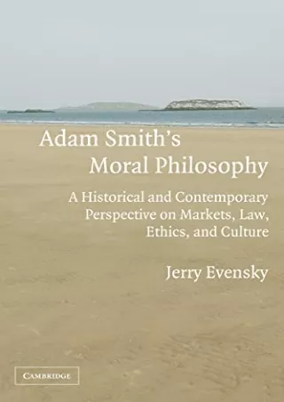 get [PDF] Download Adam Smith's Moral Philosophy: A Historical and Contemporary Perspective on