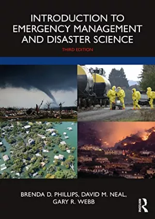 get [PDF] Download Introduction to Emergency Management and Disaster Science
