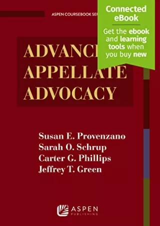 [PDF READ ONLINE] Advanced Appellate Advocacy (Aspen Coursebook)