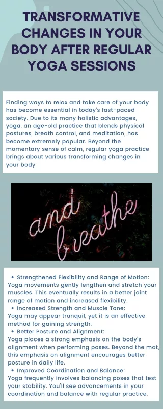 Transformative Changes in Your Body After Regular Yoga Sessions