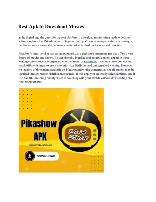 Best Apk to Download Movies