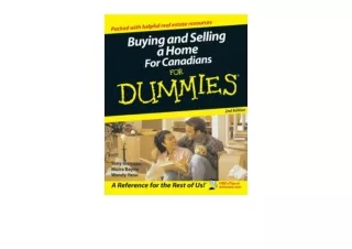 PDF read online Buying and Selling a Home for Canadians for Dummies full