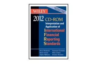Kindle online PDF Wiley IFRS 2012 CD ROM Interpretation and Application of Inter