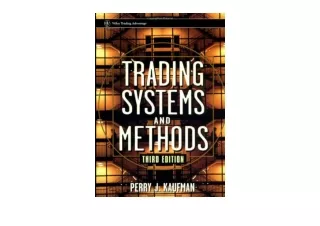 Ebook download Trading Systems and Methods Wiley Trading  for android